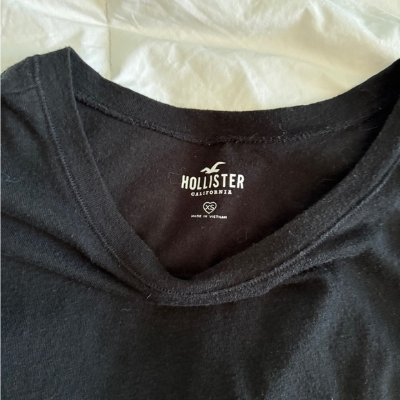 Hollister Peplum Baby Tee Black Size XS - Picture 2 of 12